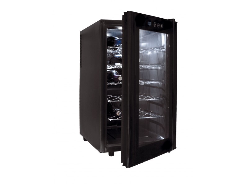 Vinoteca Armario Refrigerador Lacor Black Line 18 Botellas